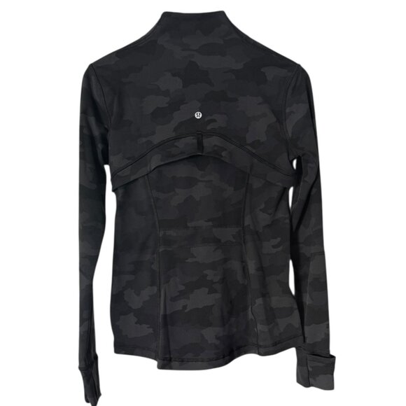 Lululemon Define Jacket 10 Incognito Camo Grey Black Full Zip Luon Fabric - Picture 3 of 11